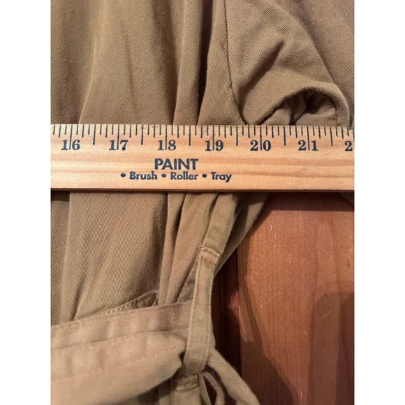 Dries Van Noten Classic Beige Long Trench Coat Double Breasted Belted